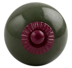 Olive Round Purple Fitting Ceramic Knob